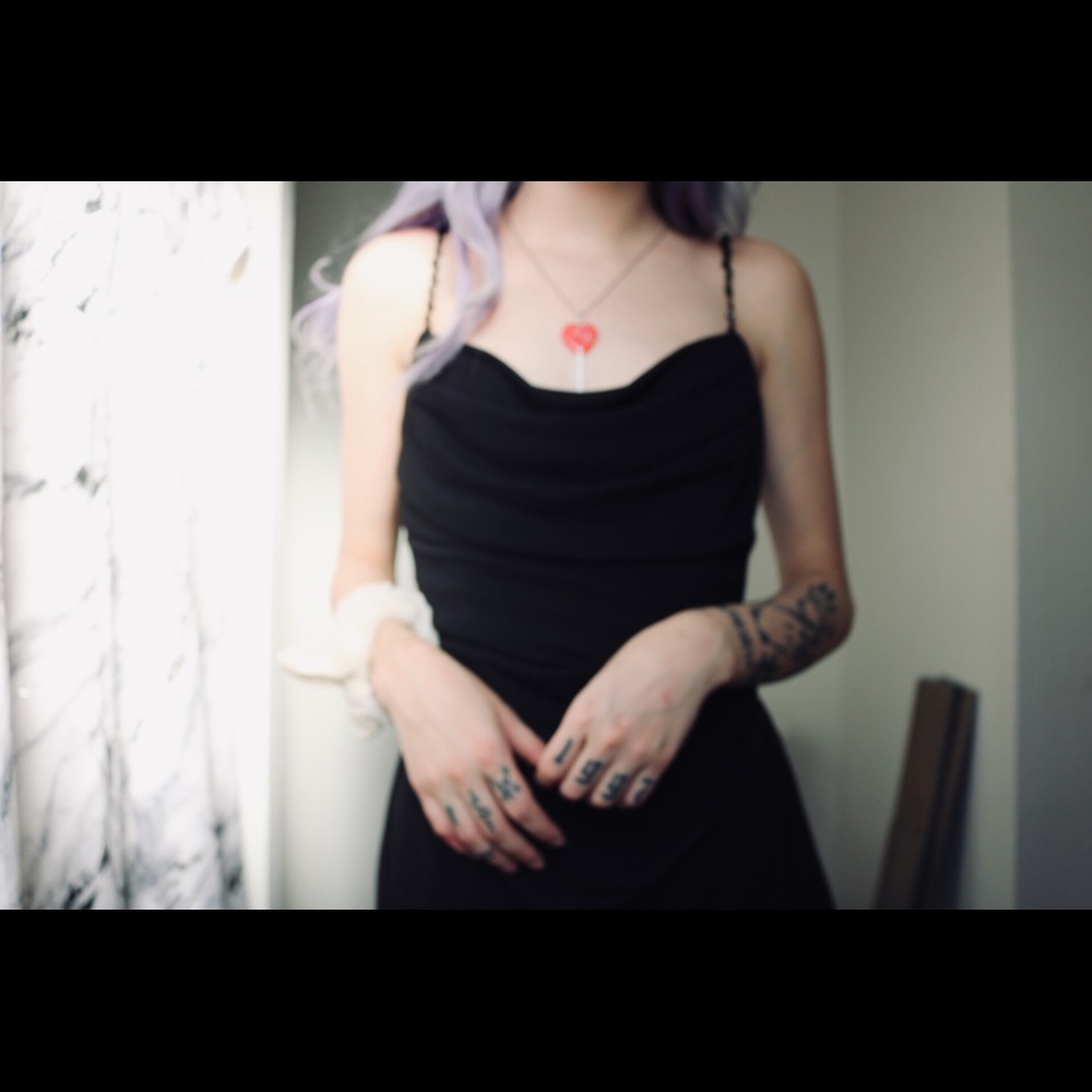 Little Black Midi Dress Vintage